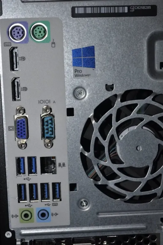 Комп'ютер HP EliteDesk 800 G2 Tower / Intel Core i7-6700 (4 (8) ядра по 3,4 - 4,0 ГГц) / 16 ГБ DDR4 / 256 ГБ SSD / nVidia GeForce GTX 745, 2 ГБ GDDR3, 128-біт / DVD-ROM / Windows 11 Pro б/в - зображення 5