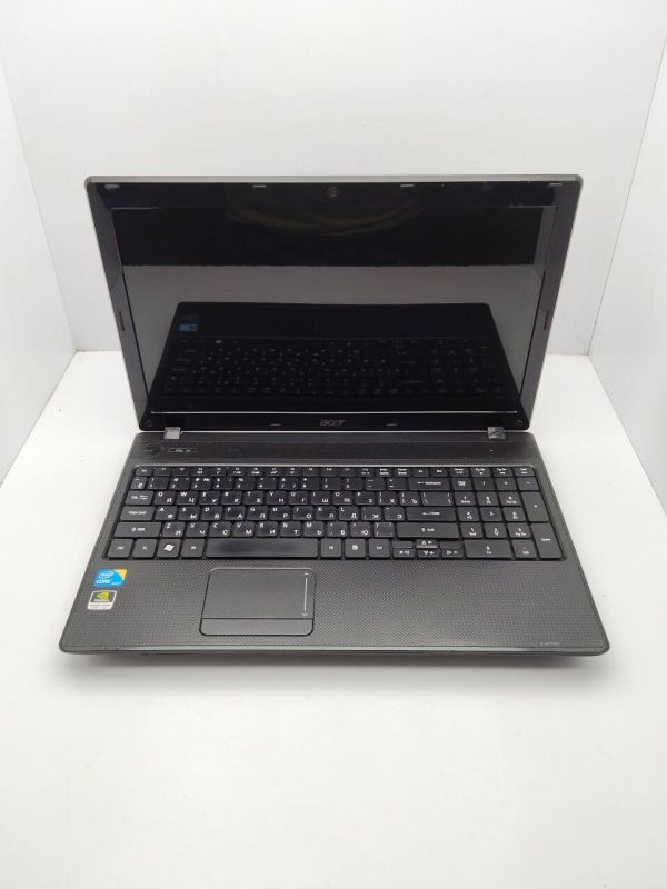 Ноутбук Acer Aspire 5742G / 15.6" (1366x768) TN / Intel Core i3-370M (2 (4) ядра по 2.4 - 2.5 GHz) / 6 GB DDR3 / 500 GB HDD / nVidia GeForce GT 420M, 1 GB GDDR3, 128-bit / WebCam / DVD-ROM б/в - зображення 2