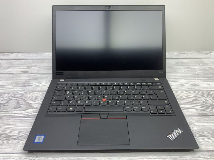 Ультрабук Lenovo ThinkPad T480s / 14" (1920x1080) IPS / Intel Core i5-7300U (2 (4) ядра по 2.6 - 3.5 GHz) / 8 GB DDR4 / 240 GB SSD / Intel UHD Graphics 620 / WebCam б/в - зображення 2