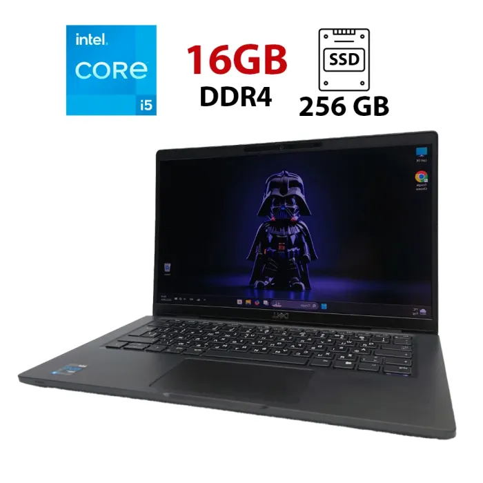 Ультрабук Б-клас Dell Latitude 7320 / 13.3" (1920x1080) IPS / Intel Core i5-1145G7 (4 (8) ядра по 2.6 - 4.4 GHz) / 16 GB DDR4 / 256 GB SSD / Intel Iris Xe Graphics / WebCam б/в - зображення 1