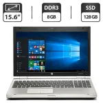 Ноутбук Б-клас HP EliteBook 8570p / 15.6" (1366x768) TN / Intel Core i5-3360M (2 (4) ядра по 2.8 - 3.5 GHz) / 8 GB DDR3 / 128 GB SSD / Intel HD Graphics 4000 / WebCam / VGA б/в