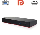 Док-станція Lenovo ThinkPad Thunderbolt 3 Dock DBB9003L1 / Thunderbolt 3 / VGA, DisplayPort, HDMI / USB 3.0, USB Type-C / Gigabit Ethernet / Без кабелю підключення б/в