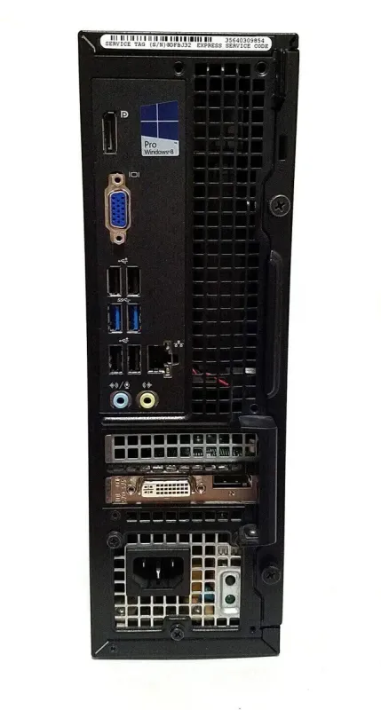 Комп'ютер Dell OptiPlex 3020 SFF / Intel Xeon E3-1231 v3 (4 (8) ядра по 3.4 - 3.8 GHz) / 16 GB DDR3 / 256 GB SSD / nVidia Quadro K620, 2 GB GDDR3, 128-bit б/в - зображення 3