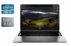 Ноутбук HP ProBook 450 G1 / 15.6" (1366x768) TN / Intel Core i5-4200M (2 (4) ядра по 2.5 - 3.1 GHz) / 8 GB DDR3 / 240 GB SSD / Intel HD Graphics 4600 / WebCam / Fingerprint / Windows 10 б/в