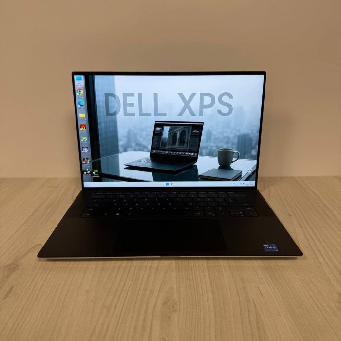 Ігровий ноутбук Dell XPS 15 9510 / 15.6" (1920x1200) IPS / Intel Core i7-11800H (8 (16) ядер по 4.6 GHz) / 16 GB DDR4 / 512 GB SSD NVMe / nVidia GeForce RTX 3050, 4 GB GDDR6, 128-bit / WebCam б/в - зображення 2