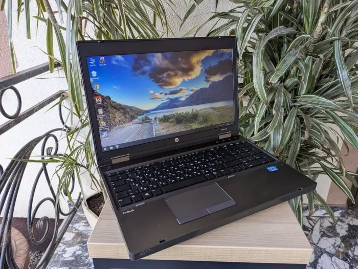 Ноутбук HP ProBook 6570b / 15.6" (1366x768) TN / Intel Core i3-3120M (2 (4) ядра по 2.5 GHz) / 8 GB DDR3 / 128 GB SSD / Intel HD Graphics 4000 / WebCam / DVD-ROM б/в - зображення 3