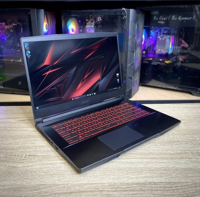 Ігровий ноутбук Б-клас MSI GF65 / 15.6" (1920x1080) IPS / Intel Core i5-9300H (4 (8) ядра по 2.4 - 4.1 GHz) / 8 GB DDR4 / 512 GB SSD / nVidia GeForce RTX 2060, 6 GB GDDR6, 192-bit / WebCam б/в - зображення 4