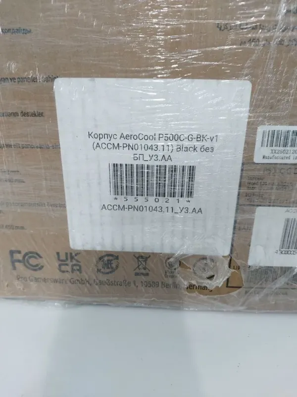 Ігровий ПК AeroCool P500-G-BK-v1 Tower / Intel Core i7-9700KF (8 ядер по 3.6 - 4.9 GHz) / 16 GB DDR4 / 512 GB SSD M.2 / nVidia GeForce GTX 1080 Ti, 11 GB GDDR5X, 352-bit / 500W б/в - зображення 12