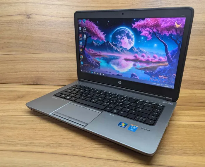 Ноутбук HP ProBook 640 G1 / 14" (1366x768) TN / Intel Core i5-4300M (2 (4) ядра по 2.6 - 3.3 GHz) / 8 GB DDR3 / 240 GB SSD / Intel HD Graphic 4600 / TouchID / WebCam / Windows 10 б/в - зображення 5