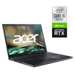 Ігровий ноутбук Acer Aspire 7 A715-76G-55SG / 15.6" (1920x1080) IPS / Intel Core i5-12450H (8 (12) ядер по 3.3 - 4.4 GHz) / 32 GB DDR4 / 960 GB SSD / nVidia GeForce RTX 2050, 4 GB GDDR6, 64-bit / WebCam б/в