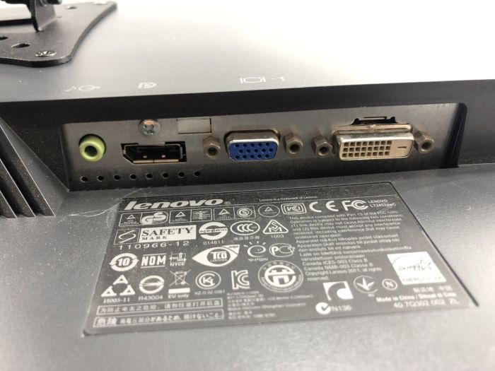 Монітор Lenovo ThinkVision LT2452pwC / 24" (1920x1200) E-IPS / VGA, DVI, DisplayPort, USB / VESA 100x100 б/в - зображення 8