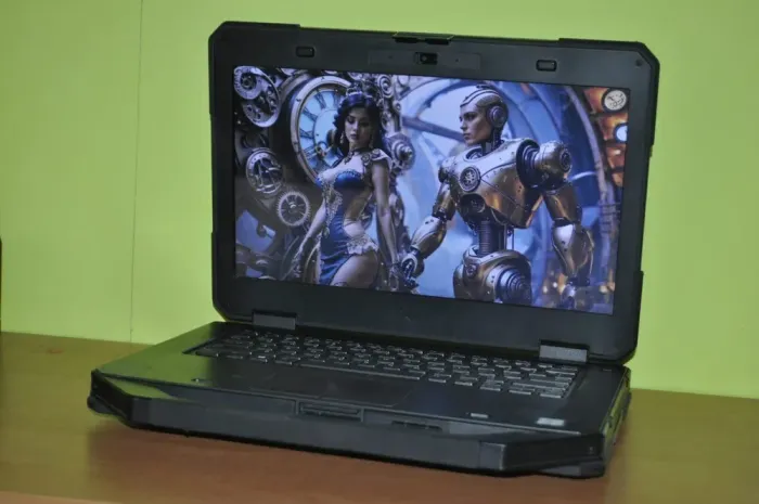 Захищений ноутбук Б-клас Dell Latitude 5414 Rugged / 14" (1366x768) TN / Intel Core i5-6300U (2 (4) ядра по 2.4 - 3.0 GHz) / 8 GB DDR4 / 256 GB SSD / Intel HD Graphics 520 / WebCam / Wi-Fi / Bluetooth / Windows 11 Pro б/в - зображення 4