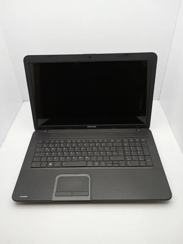 Ноутбук Toshiba C870D / 17.3" (1600x900) TN / AMD E2-1800 (2 ядра по 1.7 GHz) / 8 GB DDR3 / 500 GB HDD / AMD Radeon HD 7340 Graphics / WebCam б/в - зображення 2