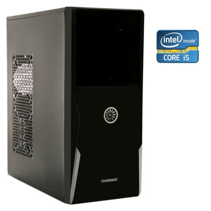 ПК GameMax Tower / Intel Core i5-4570S (4 ядра по 2.9 - 3.6 GHz) / 8 GB DDR3 / 240 GB SSD / Intel HD Graphics 4600 / 350W б/в - зображення 1