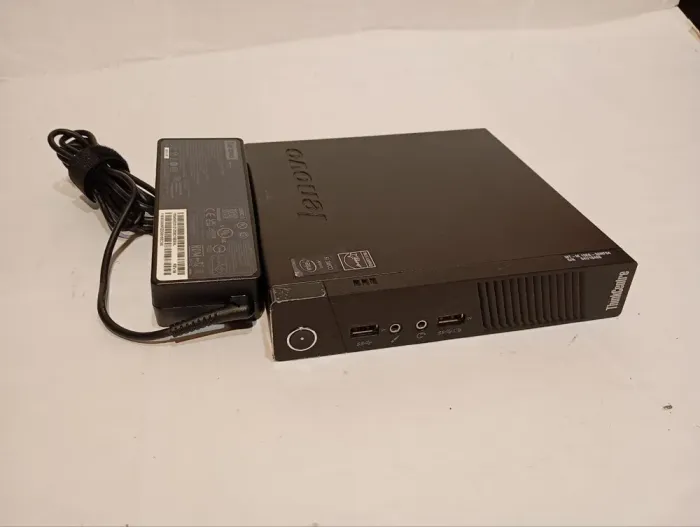 Неттоп Lenovo ThinkCentre M83 Tiny USFF / Intel Core i5-4570T (2 (4) ядра по 2.9 - 3.6 GHz) / 8 GB DDR3 / 256 GB SSD / Intel HD Graphics 4600 б/в - зображення 5