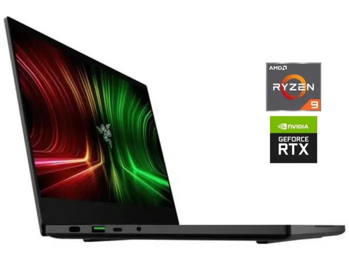 Ігровий ноутбук Razer Blade 14 RZ09-0427 / 14" (2560x1440) IPS / AMD Ryzen 9 6900HX (8 (16) ядер по 3.3 - 4.9 GHz) / 16 GB DDR5 / 1000 GB SSD NVMe / nVidia GeForce RTX 3070 Ti, 8 GB GDDR6, 256-bit / WebCam б/в - зображення 1