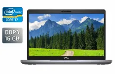 Ультрабук Dell Latitude 5411 / 14" (1920x1080) IPS / Intel Core i7-10850H (6 (12) ядер по 2.7 - 5.1 GHz) / 16 GB DDR4 / 256 GB SSD / Intel UHD Graphics / WebCam / Windows 10 б/в