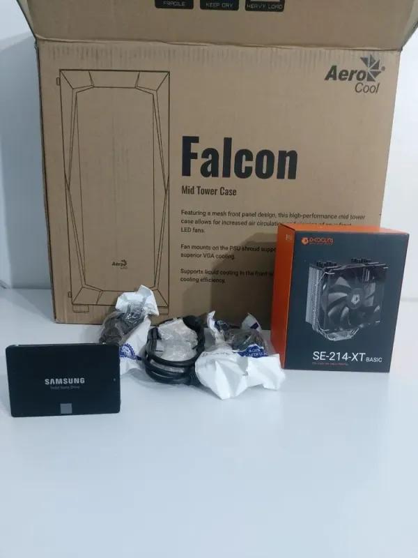Комплект ПК: AeroCool Falcon-A-BK-V1 Tower / Intel Core i7-4790 (4 (8) ядра по 3.6 - 4.0 GHz) / 16 GB DDR3 / 500 GB SSD + 250 GB HDD / nVidia GeForce GTX 780, 3 GB GDDR5, 384-bit / 500W + Монітор LG 24MB37PM-B / 24" (1920x1080) IPS б/в - зображення 6