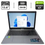 Ноутбук Б-клас Asus X550C / 15.6" (1366x768) TN / Intel Core i5-3337U (2 (4) ядра по 1.8 - 2.7 GHz) / 8 GB DDR3 / 256 GB SSD / nVidia GeForce GT 720M, 2 GB GDDR3, 64-bit / WebCam б/в