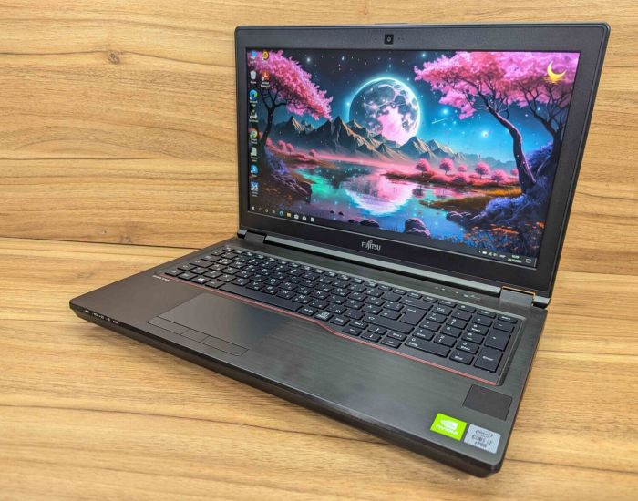 Мобільна робоча станція Fujitsu Celsius H7510 / 15,6" (1920x1080) IPS / Intel Core i7-10850H (6 (12) ядер по 2,7 - 5,1 ГГц) / 32 ГБ DDR4 / 512 ГБ SSD / nVidia Quadro T1000, 4 ГБ GDDR5, 128-біт / 4G / WebCam / Windows 10 б/в - зображення 5