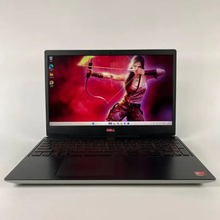 Ігровий ноутбук Dell G5 SE 5505 / 15,6" (1920x1080) IPS / AMD Ryzen 5 4600H (6 (12) ядер по 3.0 - 4.0 GHz) / 16 GB DDR4 / 512 GB SSD / AMD Radeon RX 5600M, 6 GB GDDR6, 192-bit / WebCam / HDMI б/в - зображення 2
