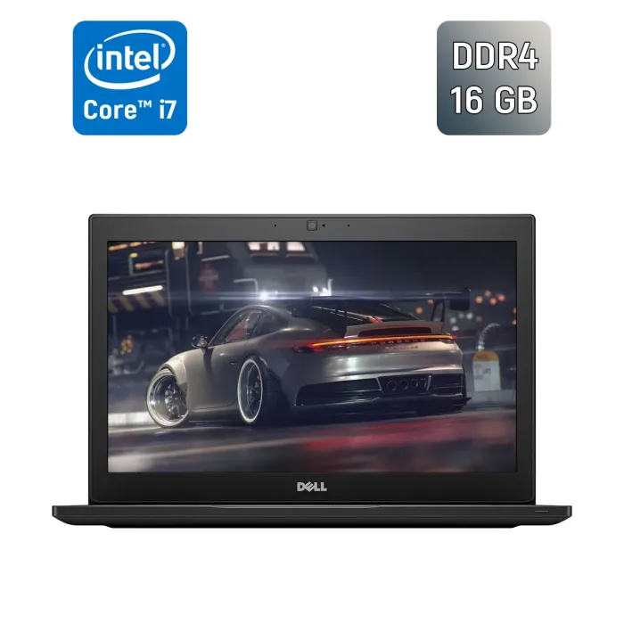 Ультрабук Dell Latitude 7390 / 13.3" (1920x1080) IPS / Intel Core i7-8650U (4 (8) ядра по 1.9 - 4.2 GHz) / 16 GB DDR4 / 512 GB SSD / Intel UHD Graphics 620 / WebCam / Windows 10 б/в - зображення 1