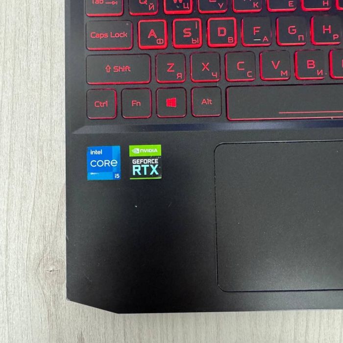 Ігровий ноутбук Acer Nitro 5 AN515-57 / 15.6" (2560x1440) IPS / Intel Core i5-11400H (6 (12) ядер по 2.7 - 4.5 GHz) / 32 GB DDR4 / 256 GB SSD NVMe + 1000 GB HDD / nVidia GeForce RTX 3050, 4 GB GDDR6, 128-bit / WebCam б/в - зображення 8