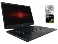 Ігровий ноутбук Б-клас HP Omen 15-dh1070wm / 15.6" (1920x1080) IPS / Intel Core i7-10750H (6 (12) ядер по 2.6 - 5.0 GHz) / 16 GB DDR4 / 512 GB SSD / nVidia GeForce GTX 1660 Ti, 6 GB GDDR6, 192-bit / WebCam б/в