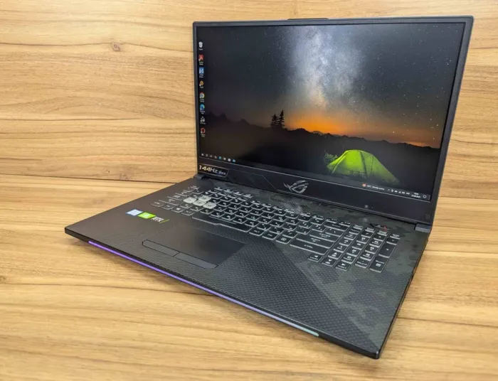 Ігровий ноутбук Б-класу Asus ROG Strix GL704G / 17.3" (1920x1080) IPS / Intel Core i7-8750H (6 (12) ядер по 2.2 - 4.1 GHz) / 16 GB DDR4 / 512 GB SSD + 256 GB SSD / nVidia GeForce RTX 2070, 8 GB GDDR6, 256-bit / HDMI / Windows 10 б/в - зображення 7