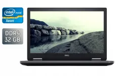 Ноутбук Dell Precision 7730 / 17.3" (1920x1080) IPS / Intel Xeon E-2186M (6 (12) ядер по 2.9 - 4.8 GHz) / 32 GB DDR4 / 512 GB SSD / Intel UHD Graphics P630 / HDMI / Windows 10 б/в