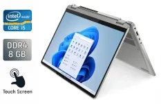 Ультрабук-трансформер Lenovo IdeaPad Flex 5 / 14" (1920x1080) IPS Touch / Intel Core i5-1335U (10 (12) ядер по 3.4 - 4.6 GHz) / 8 GB DDR4 / 512 GB SSD / Intel Iris Xe Graphics / WebCam / TouchID б/в