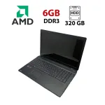 Ноутбук Toshiba Satellite C70 / 15.6" (1600x900) TN / AMD A6-5200 (4 ядра по 2 GHz) / 6 GB DDR3 / 320 GB HDD / ATI Radeon HD 8400 / Web-cam / HDMI / USB 3.0 б/в