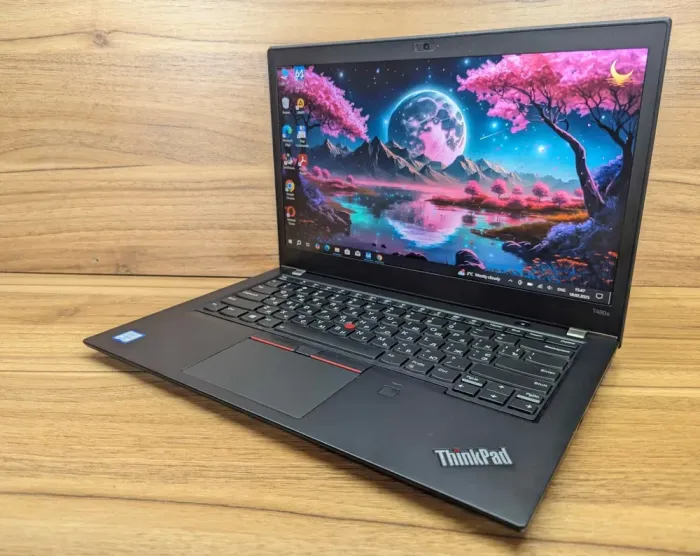 Ультрабук Lenovo ThinkPad T480s / 14" (1920x1080) IPS Touch / Intel Core i7-8650U (4 (8) ядра по 1.9 - 4.2 GHz) / 24 GB DDR4 / 480 GB SSD / Intel UHD Graphics 620 / WebCam / TouchID / Windows 10 б/в - зображення 5