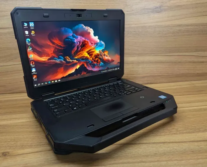 Захищений ноутбук Dell Rugged Latitude 5414 / 14" (1920x1080) IPS / Intel Core i7-6600U (2 (4) ядра по 2.6 - 3.4 GHz) / 16 GB DDR4 / 480 GB SSD / Intel HD Graphics 520 / Fingerprint / WebCam / Windows 10 б/в - зображення 4