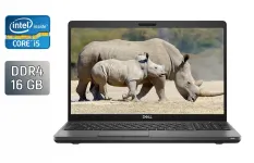 Ноутбук Dell Latitude 5500 / 15.6" (1920x1080) IPS / Intel Core i5-8265U (4 (8) ядра по 1.6 - 3.9 GHz) / 16 GB DDR4 / 256 GB SSD / Intel UHD Graphics / HDMI / WebCam б/в