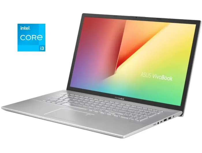 Ноутбук Asus Vivobook 17X K1703ZA-WH34 / 17.3" (1920x1080) IPS / Intel Core i3-1220P (10 (12) ядер по 3.3 - 4.4 GHz) / 8 GB DDR4 / 256 GB SSD M.2 / Intel UHD Graphics / WebCam / Win 11 Home - зображення 1