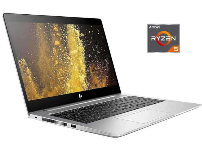 Ультрабук HP EliteBook 745 G6 / 14" (1920x1080) IPS / AMD Ryzen 5 Pro 3500U (4 (8) ядра по 2.1 - 3.7 GHz) / 8 GB DDR4 / 256 GB SSD NVMe / AMD Radeon Vega 8 Graphics / WebCam б/в - зображення 1