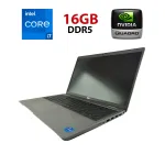 Мобільна робоча станція Dell Precision 3571 / 15.6" (1920x1080) IPS / Intel Core i7-12800H (14 (20) ядер по 3.7 - 4.8 GHz) / 16 GB DDR5 / 1000 GB SSD / nVidia Quadro T600, 4 GB GDDR6, 128-bit / WebCam б/в
