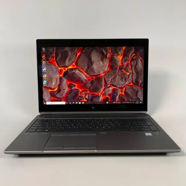 Мобільна робоча станція Б-класу HP zBook 15 G5 / 15.6" (1920x1080) IPS / Intel Core i7-8850H (6 (12) ядра по 2.6 - 4.3 GHz) / 16 GB DDR4 / 512 GB SSD / nVidia Quadro P2000, 4 GB GDDR5, 128-bit / WebCam / Fingerprint б/в - зображення 2