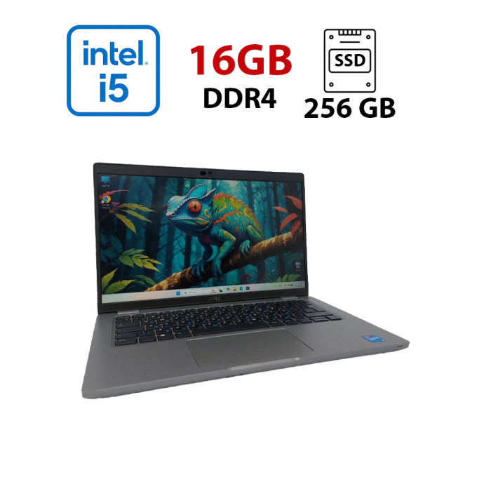 Ультрабук Dell Latitude 5420 / 14" (1920x1080) IPS / Intel Core i5-1145G7 (4 (8) ядра по 2.6 - 4.4 GHz) / 16 GB DDR4 / 256 GB SSD / Intel Iris X Graphics / WebCam б/в - зображення 1