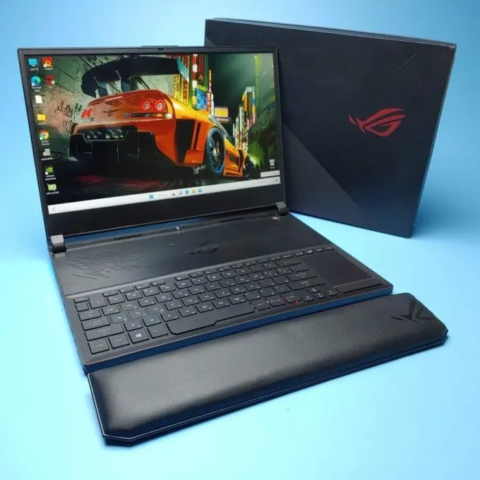 Ігровий ноутбук Asus ROG Zephyrus S GX531GW / 15.6" (1920x1080) IPS / Intel Core i7-8750H (6 (12) ядер по 2.2 - 4.1 GHz) / 16 GB DDR4 / 512 GB SSD / nVidia GeForce RTX 2070 Max-Q, 8 GB GDDR6, 256-bit / WebCam / Win 11 Home б/в - зображення 9