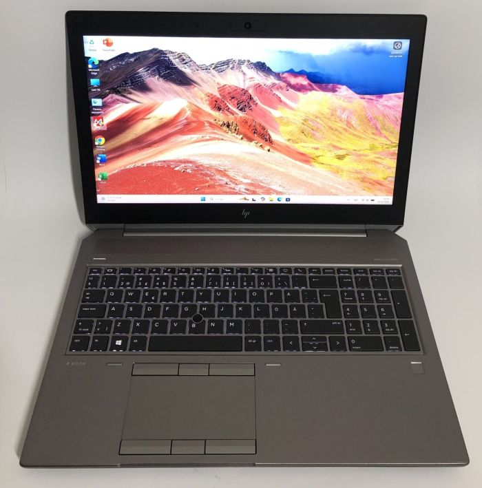 Мобільна робоча станція HP Zbook 15 G5 / 15,6'' (1920x1080) IPS / Intel Core i7-8850H (6 (12) ядра по 2,6 - 3,4 ГГц) / 32 ГБ DDR4 / 512 ГБ SSD NVMe / nVidia Quadro P2000, 4 ГБ GDDR5, 128-біт / WebCam / Win 11 Pro б/в - зображення 2