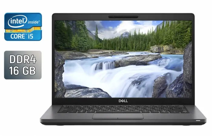 Ультрабук Б-клас Dell Latitude 5400 / 14" (1920x1080) IPS / Intel Core i5-8265U (4 (8) ядра по 1.6 - 3.9 GHz) / 16 GB DDR4 / 512 GB SSD / Intel UHD Graphics 620 / WebCam / HDMI / Windows 10 б/в - зображення 1