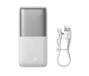 УМБ Power Bank Baseus Bipow Pro White (PPBD040102) / 10000 mAh / до 12V/до 3A