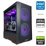 Збірка під замовлення: ігровий Lian Li LanCool 216 RGB Black Tower / Intel Core i5-14600KF (14 (20) ядер по 2.6 - 5.3 GHz) / 32 GB DDR5 / 4000 GB SSD M.2 / nVidia GeForce RTX 4070 Ti, 12 GB GDDR6X, 192-bit / HDMI / 850W