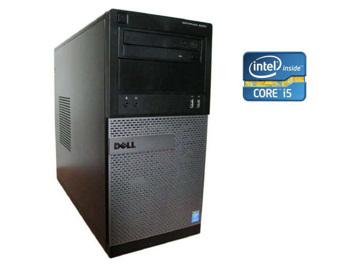 ПК Б-клас Dell OptiPlex 3020 Tower / Intel Core i5-4570 (4 ядра по 3.2 - 3.6 GHz) / 8 GB DDR3 / 500 GB HDD / Intel HD Graphics 4600 / DVD-RW б/в - зображення 1