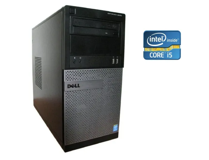 ПК Б-клас Dell OptiPlex 3020 Tower / Intel Core i5-4570 (4 ядра по 3.2 - 3.6 GHz) / 8 GB DDR3 / 500 GB HDD / Intel HD Graphics 4600 / DVD-RW б/в - зображення 1