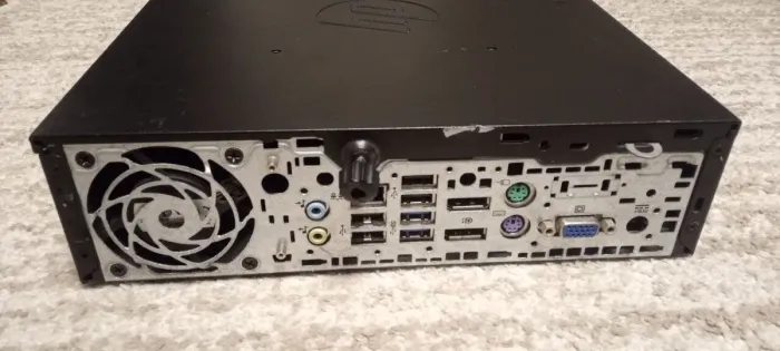 Неттоп Б-клас HP EliteDesk 800 G1 USFF / Intel Core i3-4150 (2 (4) ядра по 3.5 GHz) / 4 GB DDR3 / 120 GB SSD / Intel HD Graphics 4400 б/в - зображення 3