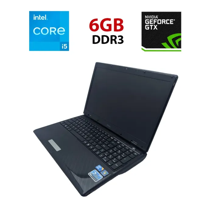 Ноутбук MSI CX63 / 15.6" (1366x768) TN / Intel Core i5-460M (2 (4) ядра по 2.53 - 2.8GHz) / 6 GB DDR3 / 500 GB HDD / nVidia GeForce 310M, 1 GB GDDR3, 64-bit / WebCam б/в - зображення 1