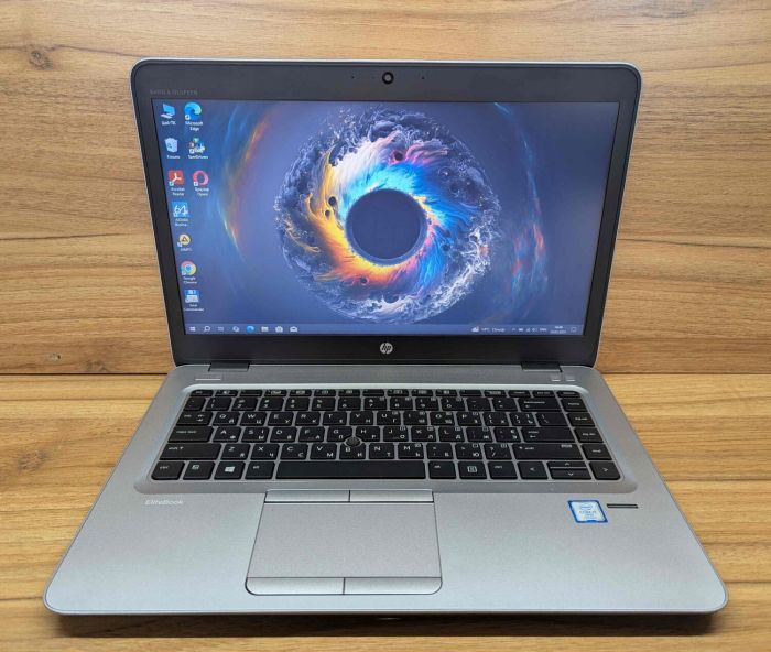 Ультрабук HP EliteBook 840 G4 / 14" (1366x768) TN / Intel Core i7-7600U (2 (4) ядра по 2.8 - 3.9 GHz) / 8 GB DDR4 / 240 GB SSD / Intel HD Graphics 620 / WebCam / Fingerprint / Windows 10 б/в - зображення 2